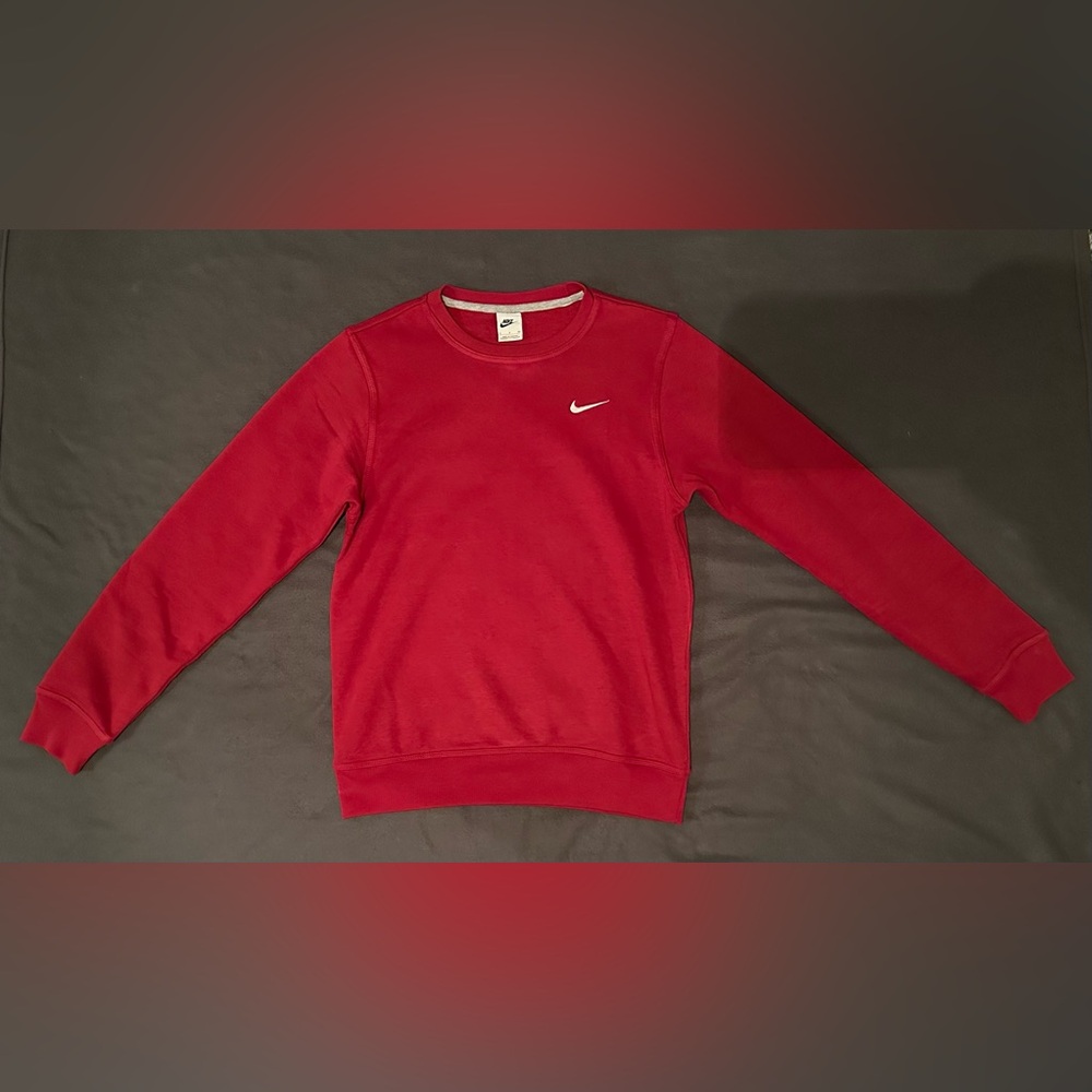 Nike Pullover Sweatshirt Red Men Small